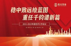 甘肅乾元實業(yè)有限公司2021—2022年度經(jīng)濟工作 會議圓滿結(jié)束